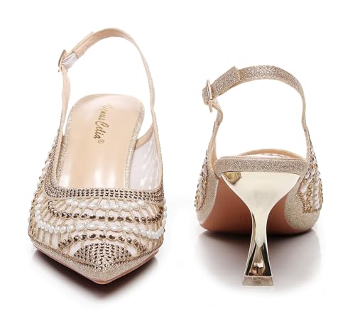 Image of VenusCelia Women's Charming Lady Slingback Pump Shoe