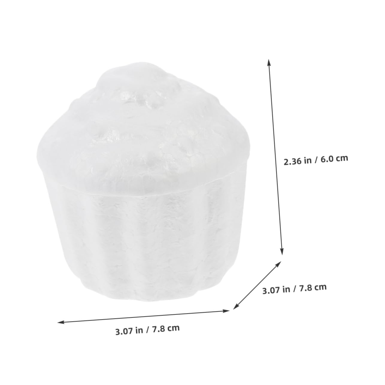 DOITOOL Lot de 6 Blocs de Mousse Blanc pour Décoration de Gâteau Détails Délicats et Surface Lisse, pour Accessoires de Fête et Activités Parent-garçon et Filles
