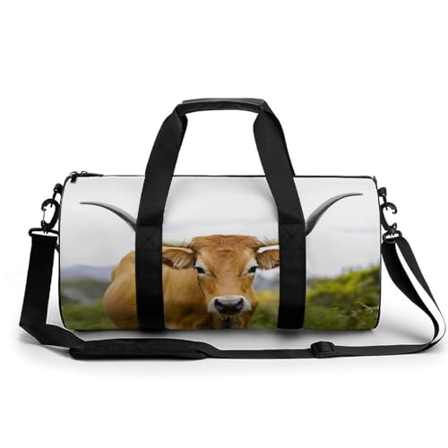 Sac de sport gym Bovins 45x23x23cm, le bagage compact idéal pour vos séances et voyages de week-end