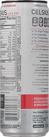 Celsius RTD Sparking Watermelon, 12 Ounce