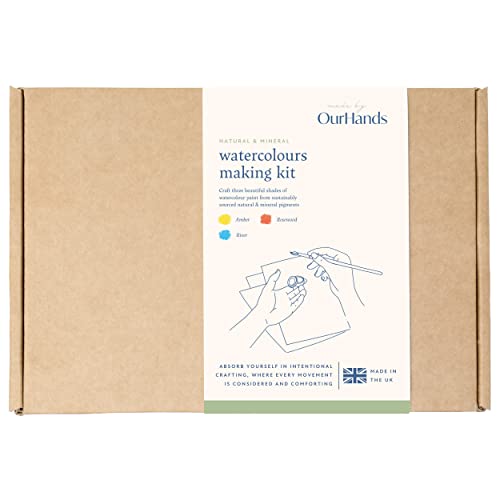 Watercolours Making Kit By Ourhands - Make Your Own Watercolour Paints From Natural And Mineral Pigments #TOP3