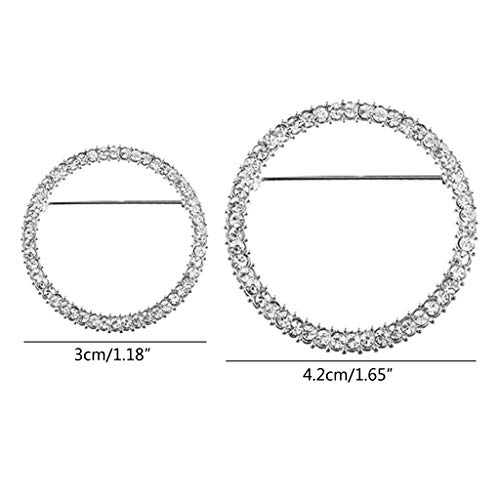 Moregirl Spilla porta occhiali in cristallo