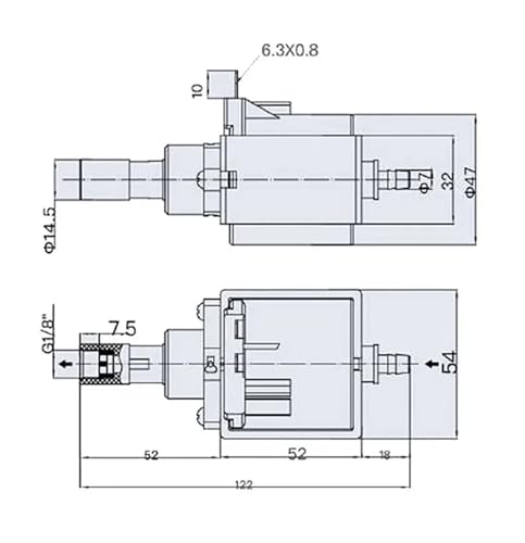 Pompe à eau électromagnétique JYPC-5 220V contre baisse de pression café - 4