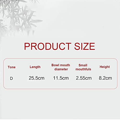 Kafele Brass Instrument Set For Beginners Ebony Suona Chinese Folk Musical Instruments Weddings/Funerals/Festival Celebrations,Blackwood,White Bowl #TOP1