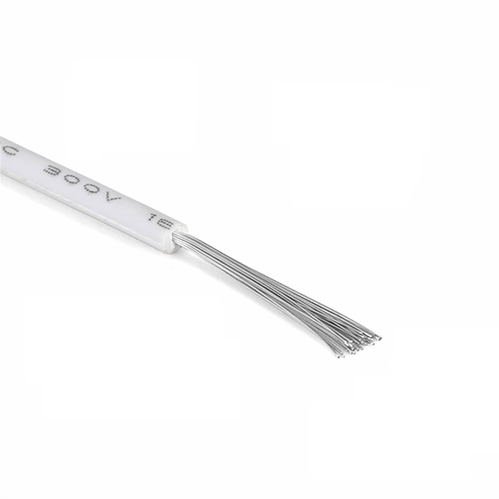 Cavo Elettrico, Filo Elettrico Cavo Elettrico di Estensione del PVC di Awg 22 del Filo Elettrico di 20m 22 del Cavo di Rame del Cavo in Scatola per lampade della Lampadina di Striscia(50m)