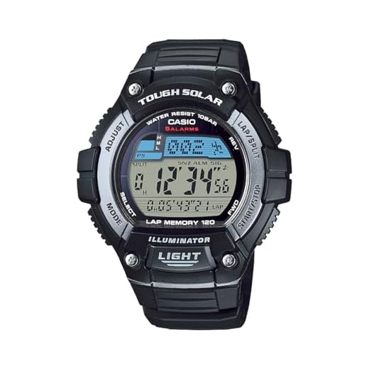 Casio Men's WS220-1A Tough Solar Digital Sport Watch