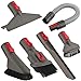 Produktbild AINUO Zubehörsatz-Befestigungsset mit flexiblem Schlauch für Dyson Gen5 V15 V12 V7 V8 V10 V11 SV10 SV11 Akku-Staubsauger (6 in 1)