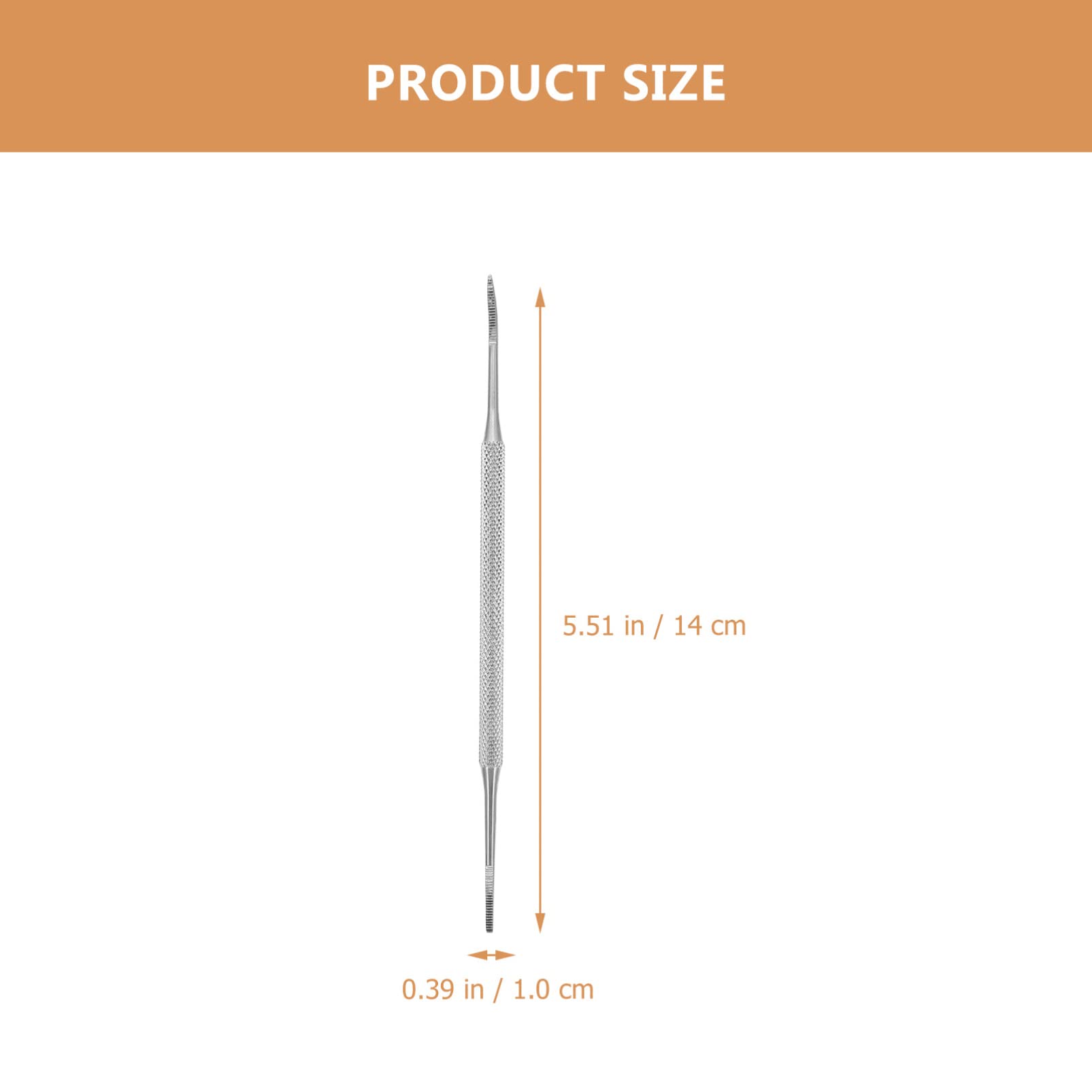 MUSISALY Stainless Steel Thick Toenail Tools Set Cuticle Remover Tools for Ingrown Nails