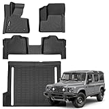 Compatible with Ineos Grenadier 2024 2025 2026(Not Fit for Quartemaster Model) Floor Mats & Cargo Liner,All Weather Protection TPE, Anti-Slip Floor Liner Accessories