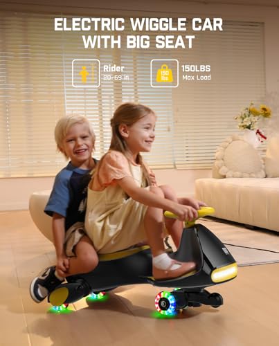 Fanttikride N7 PRO Electric Wiggle Car With Pedal, Rechargeable Battery, 2 In 1 Swing Car, 2 Speed Ride thumb #3