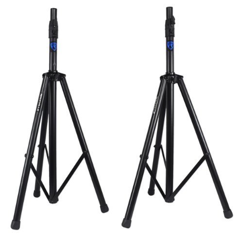 Rockville Rvss3 Pair Tripod Dj Pa Speaker Stands Push Button Air Lowering System #TOP1