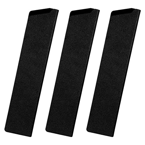 XYJ 3pcs/set Safety Sheath Sleeves,Universal Edge Guards For 10'' Kitchen Knife,Black ABS Knife Cover Case,Blade Guard Protectors,Chef Knives Covers or Sleeve