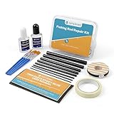 Fishing Rod Repair Kit Complete,Full Supplies with Glue for Freshwater & Saltwater Broken Fishing Pole Repair with Carbon Fiber Sticks,Rod Building Epoxy Finish, Wrapping Thread and Tape