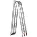 Produktbild Jago® Auffahrrampe 340kg pro Rampe - 1er Set oder 2er Set, Aluminium, klappbar, Antirutsch - Laderampe, Auffahrschiene, Anhängerrampe, Verladerampe, Verladeschiene, Fahrrampe (1er)