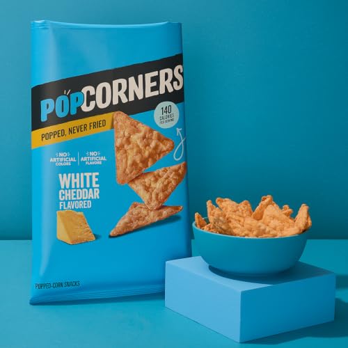 PopCorners Popped Corn Snacks, White Cheddar, 1 Ounce (Pack of 20) (Packaging May Vary) - image 4