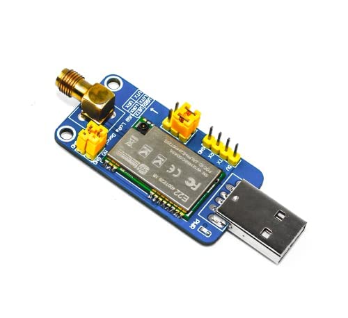 USB to LoRa Dongle, Portable USB Dongle for LoRa Technology SX1268 Module Smart Data Transmission LoRa Module - Transmission up to 5 KM (868MHz) (915 MHz)
