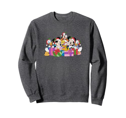 Sweatshirt Disney Holiday en coton premium et finitions soignées pour l'hiver