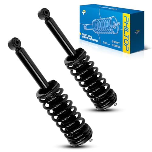 Image of PHILTOP Rear Struts Assembly for 1995-1999 Maxima 1996-1999 I30, 171293 * 2 Complete Struts and Shocks Absorber Assembly,Quick Suspension Loaded Struts with Coil Spring