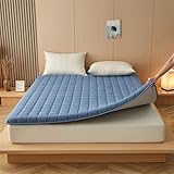 Dicke Baumwoll-Klappmatratze für Gästebüro und Schlafsaal – bequemes tragbares Bett für Übernachtungen und Studentenunterkünfte