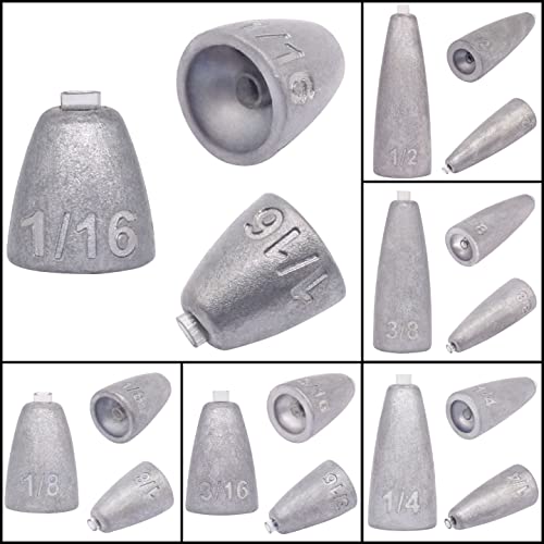 YZD バレットシンカー 1.8g 1/16oz【50個】（保護チューブ入り） 3枚目