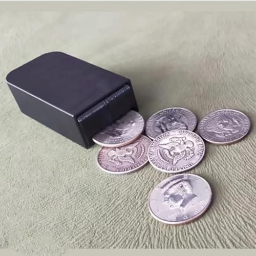 Distributeur de pièces de monnaie avec effet d'apparition visuelle pour magie