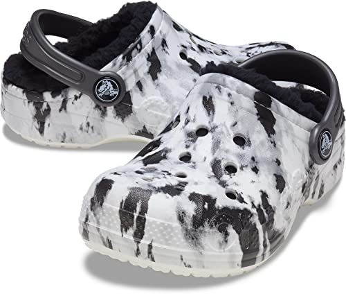 Crocs Baya Lined Clog | Kids' Slippers, White/Grey, 11 Us Unisex Little #TOP5