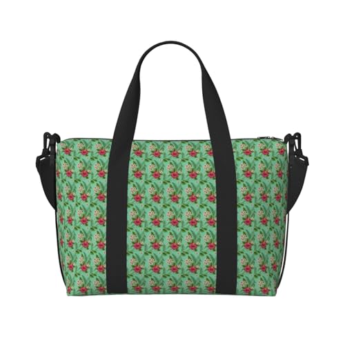 Sac de voyage à main tropical mixte pour week-end et sport