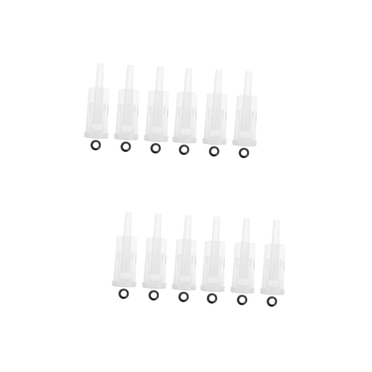 STOBAZA 2sets Wine Check Valves for Home Brewing Made with Safe Material for Fermenting Beer and Wine Includes Seals for Easy Cleaning 6pcs*2