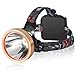 LED Rechargeable Headlamp, 9000mAh Spotlight Headlight Waterproof Head Flashlight Coon Hunting Lights Fishing Lamp Searchlight for Outdoor, Camping, Lamparas Recargables (White light)