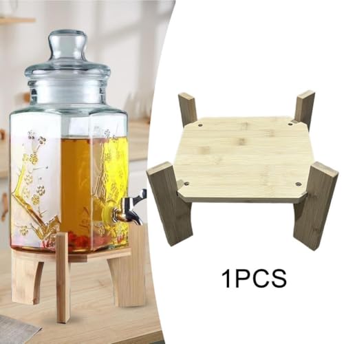 Support distributeur de boissons stable anti-chute pour pichet et vase - 6