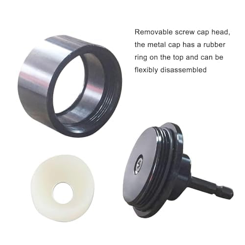 Tappatrice pneumatica, tappatrice a vite a 6 teste per tappi in plastica da 10-50 mm, strumento di sigillatura per bottiglie da 2500 giri/min per bevande efficienti e imballaggi alimentari