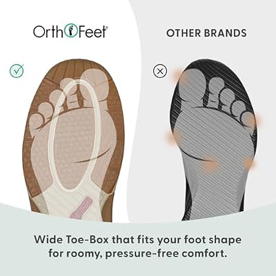 Orthofeet Men's Orthopedic Porto Lightweight Canvas Casual Shoe