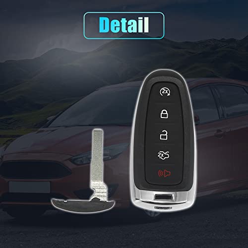 Coque de clé Ford Escape C-Max boîtier boutons cassés rechange premium x2