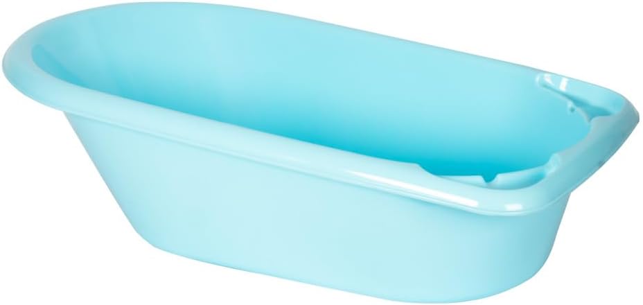 SQ Professional Coloured Baby Bath Tub with 50L Capacity Baby Bath Essentials for Toddler Kids Bath Tub Bathing Tubs Portable Baby Bathtub Baby Travel Bath (Blue)