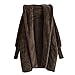 Produktbild Mymyguoe Jacke Frauen Sweatshirt mit Kapuze Mantel Winter Warme Plüsch Taschen Baumwollmantel Outwear Einfarbig Sweatjacke Wärmejacke Kurzjacke Hoodie Freizeitjacke