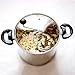 Lehman's Manual Stovetop Popcorn Popper, Stainless Steel Popcorn Maker with Stirring Rod, No Measuring Needed, Doubles as Cooking Pot