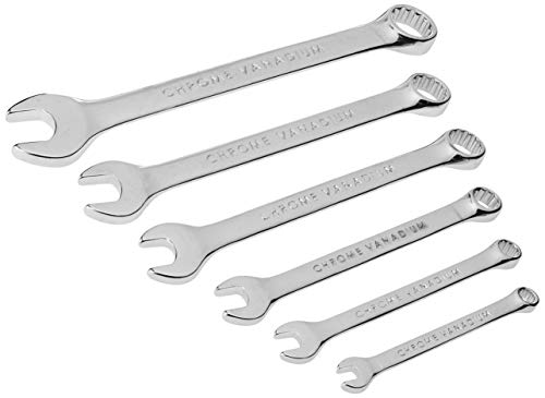 Chaves Combinadas Cromo Vanádio 6 Peças Eda Prateado Combinada 6 Peças C.V