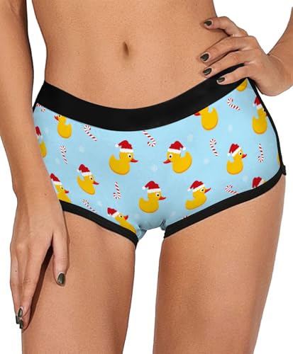 Image of Aueyan Womens Boyshorts Panties Stretchy Boxer Briefs Novelty Lounge Sleep Shorts