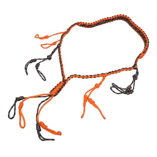 Tbest Vielseitiger Nylonhalter Lanyard, Praktisch und Sicher für Camping, Outdooraktivitäten, Wandern und tägliche Verwendung, Komfortabel und stilsicher Design (Orange)