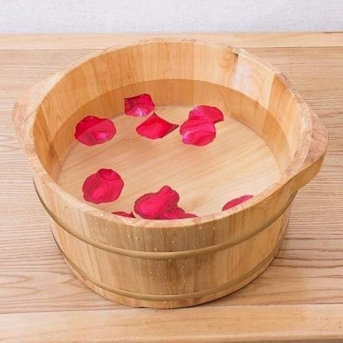 Cubeta de Madera Natural para Baño de Pies miniatura 6