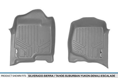 Maxliner Floor Mats 1St Row Liner Set Grey For 2007-2013 Silverado/Sierra-Avalanche - 2007-2014 Tahoe-Suburban-Yukon-Yukon Xl-Escalade #TOP3