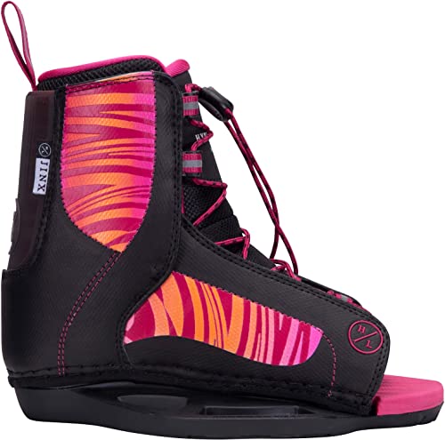 Hyperlite Jinx Girls Wakeboard Bindings Black Pink 12K-2