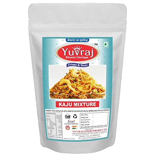 Image of Yuvraj Food Product kaju mixture Namkeen (200 Gm x 2) pack