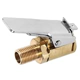 Accessoire pour gonfleur de voiture : compatible avec la plupart des gonfleurs de pneus, manomètres et compresseurs, embout fileté de pompe