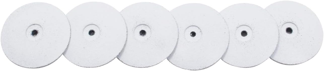 6/Pk Eve Coarse Knife Edge 22 x 4MM Unmounted Silicon Wheels Jewelry Making Metal Polishers