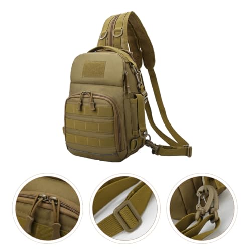 Mochila camuflaje gran capacidad de tela Oxford para pesca y camping 7