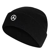 adidas Unisex Adulto Mercedes - Amg Petronas Formula 1 Team Mechanics Beanie Hat, Black/White, M-L