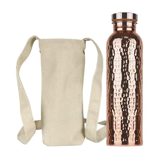 Yulokdwi Botella De Cobre | Termo Aislante Para Hidratación,Taza 800ml Portátil Antifugas Para Viajar Gimnasio Deporte Diario Trabajo Exterior Camping Hidratación