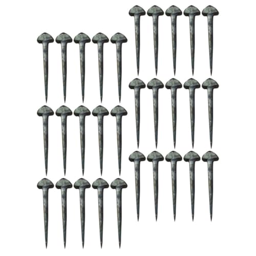 NIYANGLE Horseshoe Nails Iron 50pcs Lightweight Stable Horse Equipment Easy to Use for Horse Lovers in Shoeing