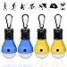 HOBIANO Lampada da Campeggio LED 4 Pezzi Lampada Portatile per Tenda, Impermeabile e 3 Modalità, Adatto per Campeggio Escursionismo Pesca Barbecue, IP65